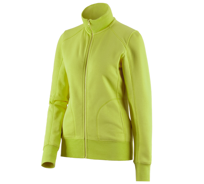 Vista principale, Basics, e.s. felpa aperta poly cotton, donna, verde maggio