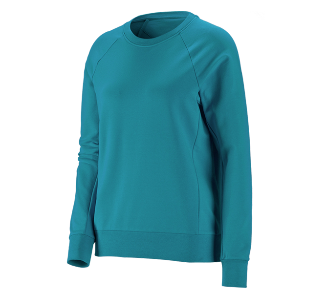 Hauptansicht, Sweats | Hoodies, e.s. Sweatshirt cotton stretch, Damen, ozean