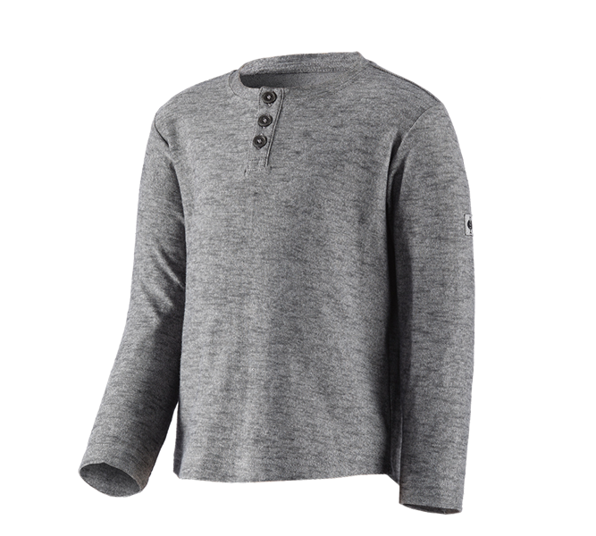 Vista principale, Maglie | Pullover | T-Shirt, Longsleeve e.s.vintage, bambino, nero melange