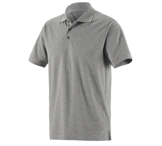 Vista principale, Polo, Polo in piqué e.s.industry, grigio melange