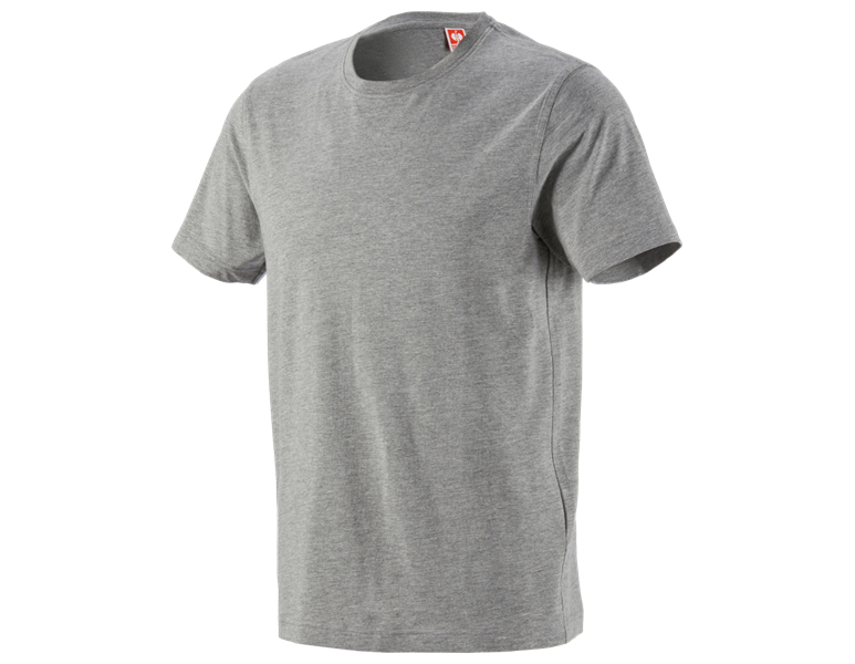 Hauptansicht, e.s.industry, T-Shirt e.s.industry, grau melange
