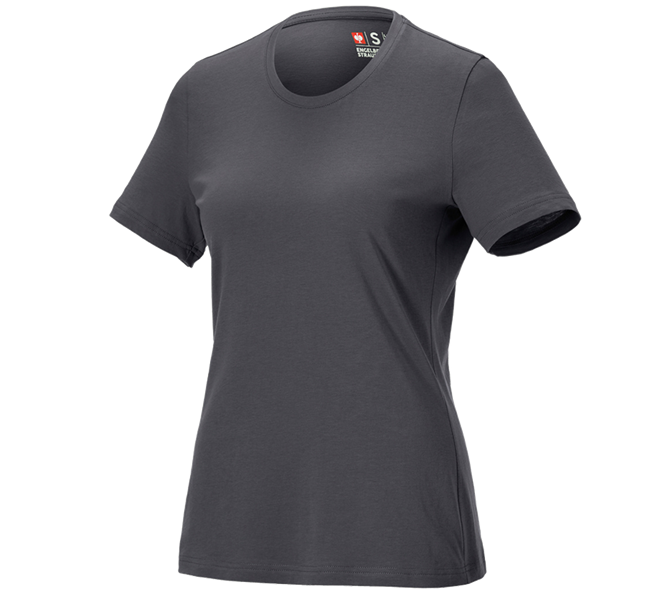 Hauptansicht, T-Shirts, e.s. T-Shirt cotton light, Damen, anthrazit