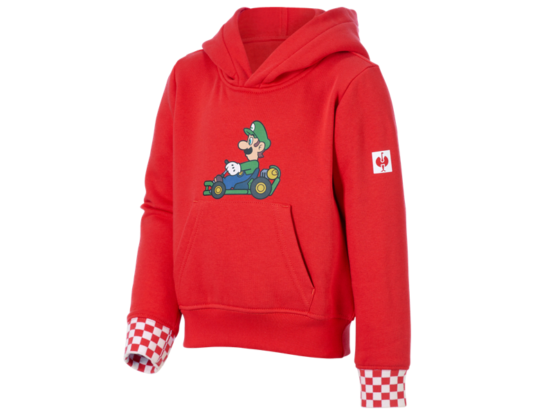 Sweat à Capuche Rouge Lupa Roma – Vintage – Années 80/90 – Taille Homme