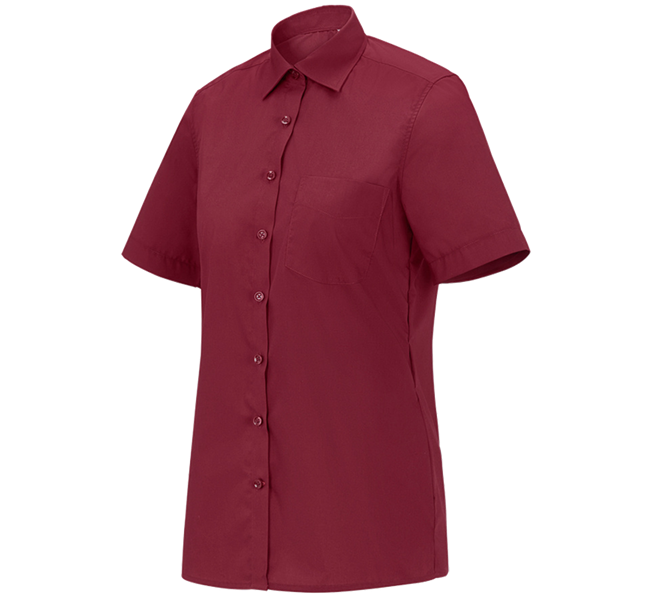 Hauptansicht, Medical, e.s. Servicebluse kurzarm, rubin
