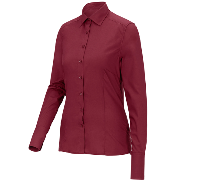 Hauptansicht, Medical, Business Bluse e.s.comfort, langarm, rubin