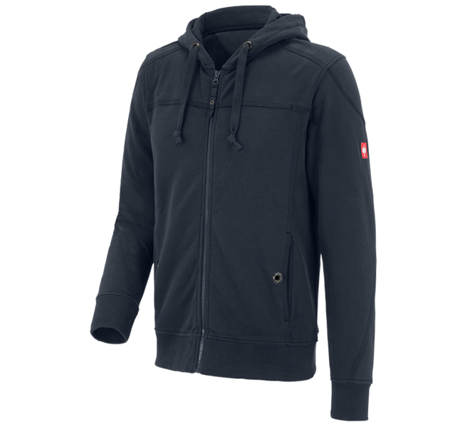 Hauptansicht, Installateur / Klempner, Kapuzenjacke cotton e.s.roughtough, nachtblau