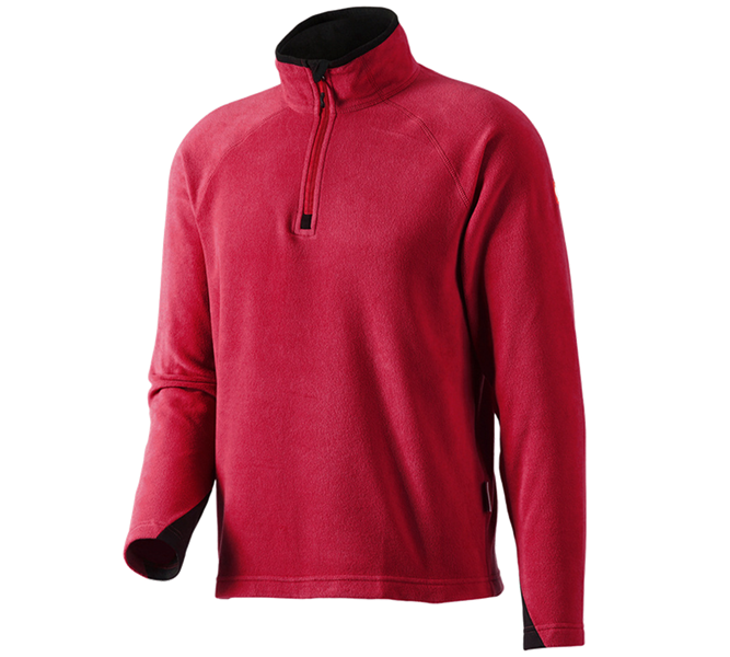 Hauptansicht, Pullover | Troyer, Microfleece Troyer dryplexx® micro, rot
