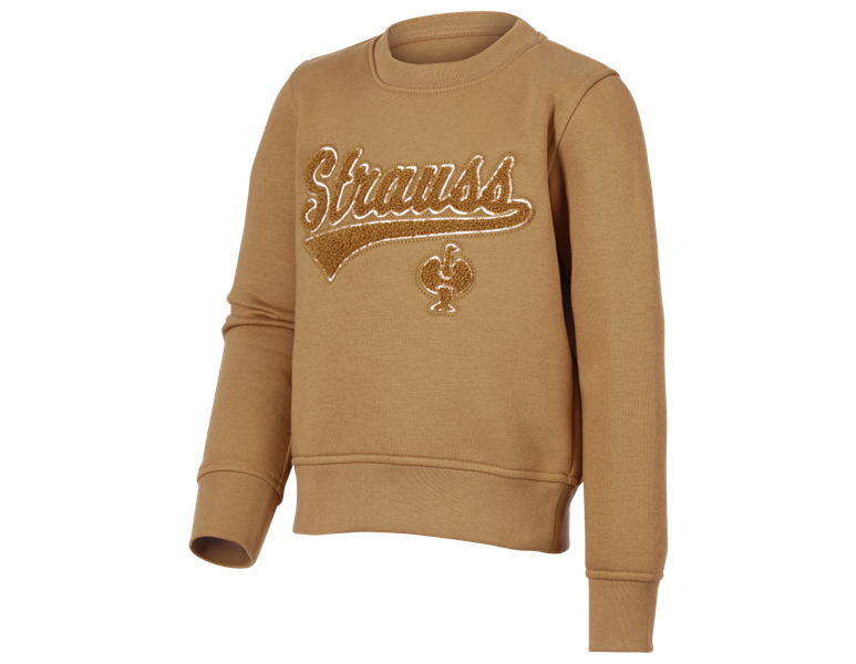 Hauptansicht, Neuheiten, Sweatshirt e.s.e:pic, Kinder, mandelbraun