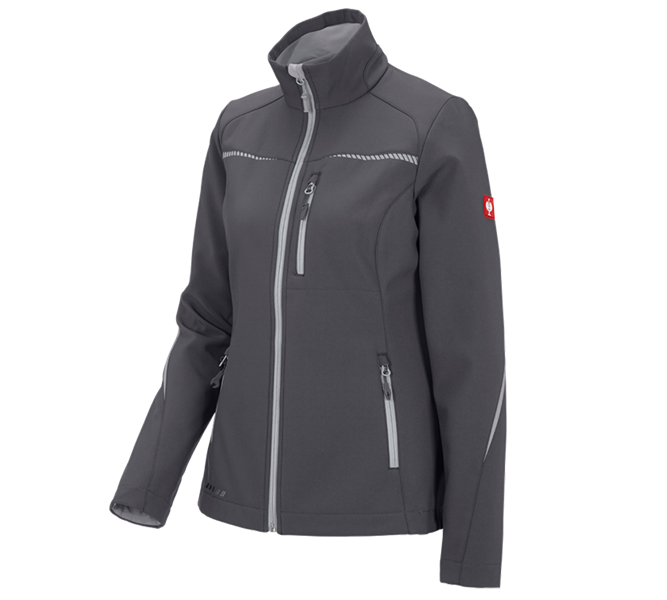 Vista principale, Donna, Giacca Softshell e.s.motion 2020, donna, antracite /platino