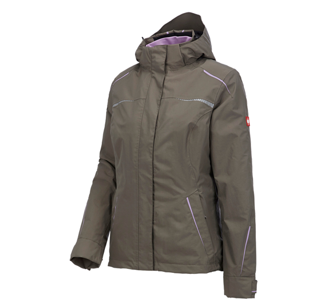 Hauptansicht, Jacken, 3 in 1 Funktionsjacke e.s.motion 2020, Damen, stein/lavendel