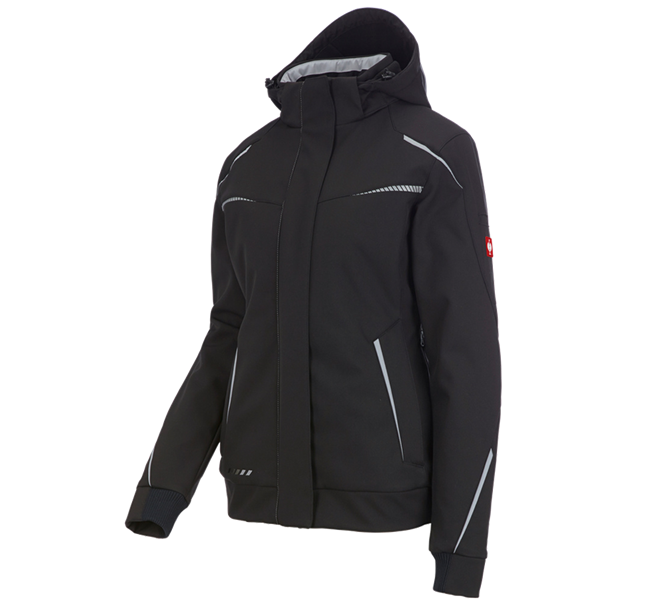 Vista principale, Temi, Giacca Softshell invernale e.s.motion 2020, donna, nero/platino