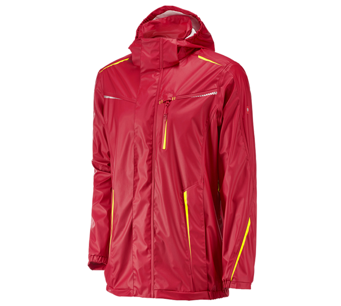 Hauptansicht, e.s.motion 2020, Regenjacke e.s.motion 2020 superflex, feuerrot/warngelb