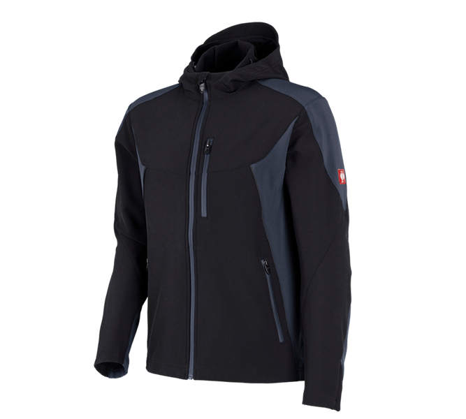 Vista principale, Giacche, Giacca Softshell e.s.vision, nero/pacifico