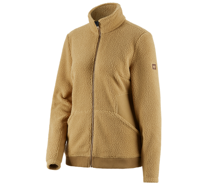 Vista principale, Giacche in pile| In maglia, Giacca in finta pelliccia e.s.vintage, donna, seppia