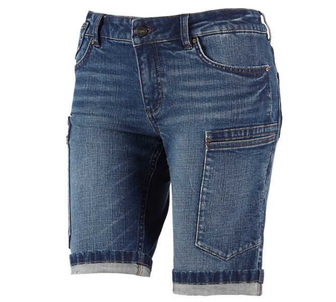 Vista principale, Jeans, e.s. 7-Pocket-Jeans Short, donna, stonewashed