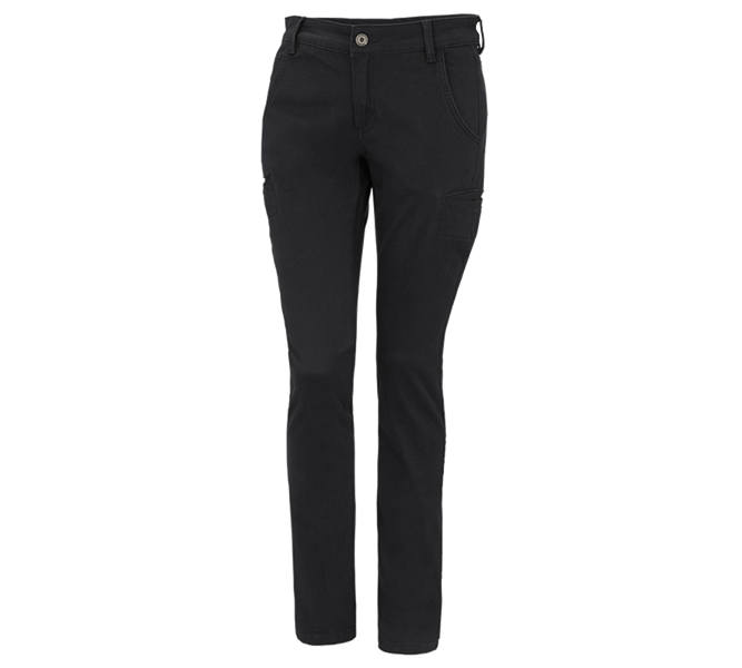 Hauptansicht, Gastro-Hosen, e.s. Berufshose Chino, Damen, schwarz
