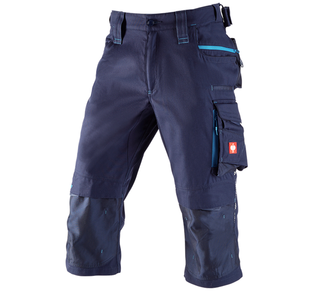 Vista principale, Pantaloni, Pinocchietti e.s.motion 2020, blu scuro/atollo