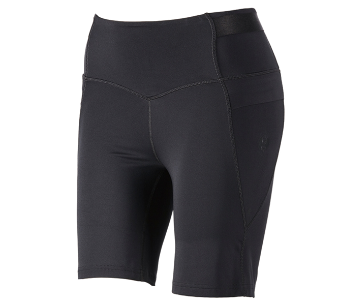 Hauptansicht, e.s.trail, Race Tights Short e.s.trail, Damen, schwarz