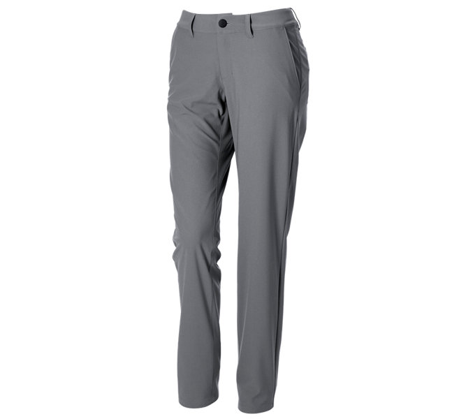 Hauptansicht, Gastro-Hosen, Berufshose Chino e.s.work&travel, Damen, basaltgrau