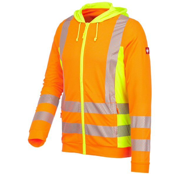 Vista principale, Giacche, Giacca funz. segnal. e.s.motion 2020,c. cappuccio, arancio fluo/giallo fluo
