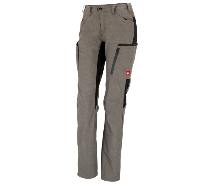 Hauptansicht, Damen, Damenhose e.s.vision, stein melange/schwarz