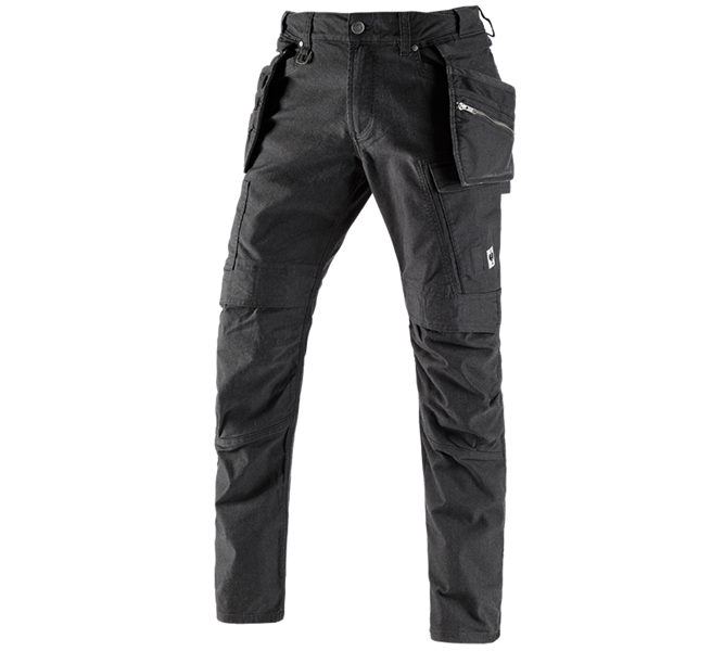 Vista principale, e.s.vintage, Pantaloni Holster e.s.vintage, nero