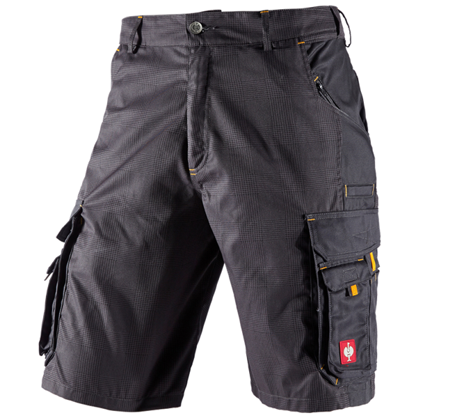 Vista principale, Pantaloncini | Pantaloni a 3/4, Short e.s. carat, antracite /giallo