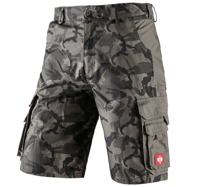 Hauptansicht, Hosen, Short e.s.camouflage, camouflage steingrau