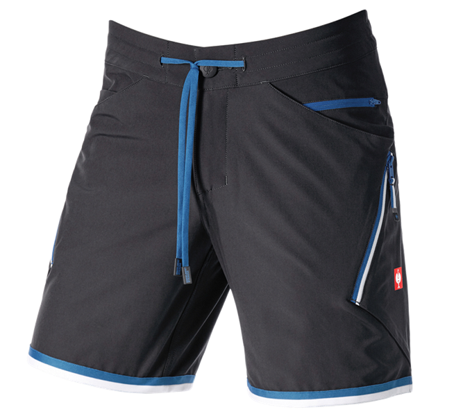 Vista principale, Pantaloni, Short e.s.ambition, grafite/blu genziana