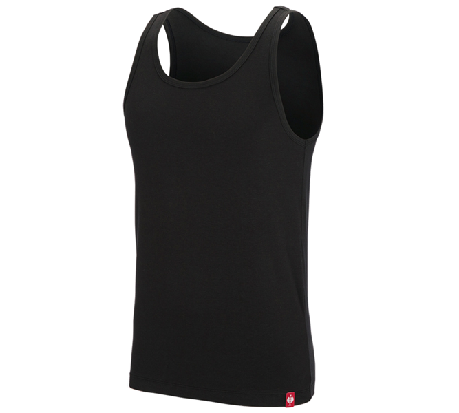 Hauptansicht, Bekleidung, e.s. Modal Athletic-Shirt, schwarz