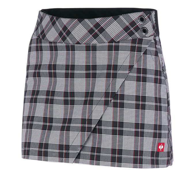 Vista principale, Gastronomia, Gonna a pantaloni da lavoro e.s.fusion, nero/bianco/rosso