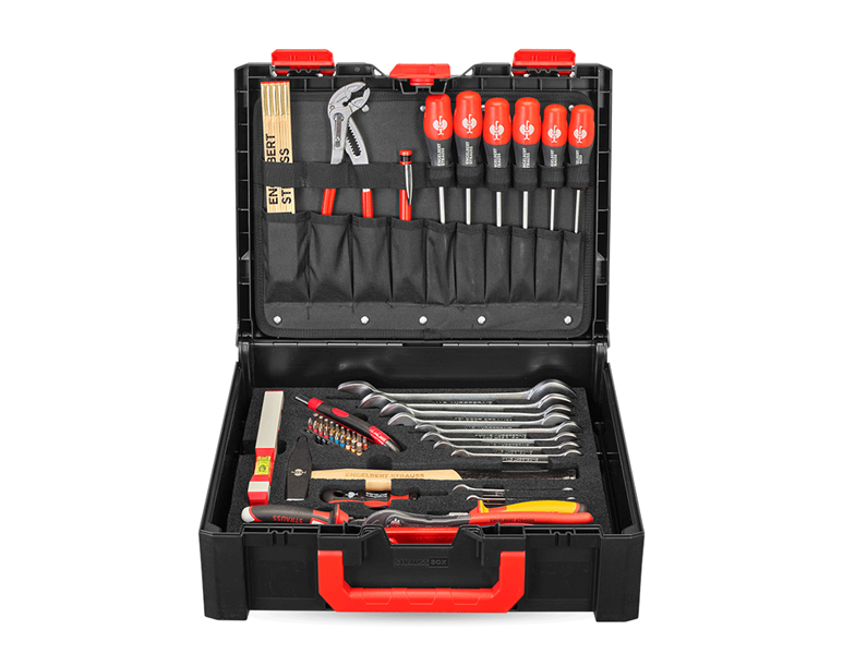 Hauptansicht, Handwerkzeuge, STRAUSSbox Werkzeug-Set 145 Installation