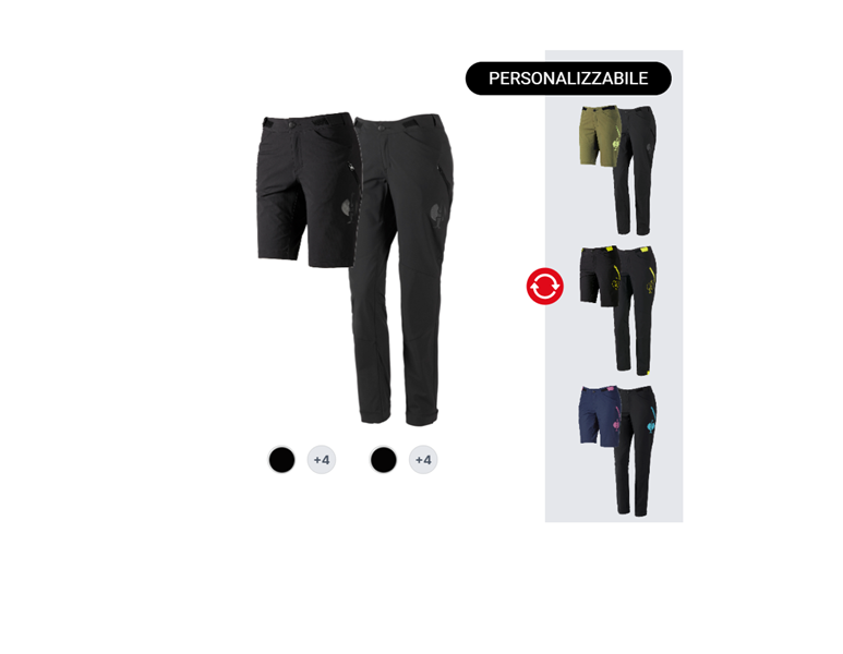SET DA DONNA: Pantaloni funzionali+Short e.s.trail