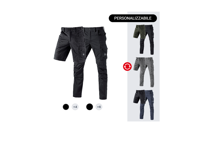 SET DA UOMO: Pantaloni + Short e.s.motion ten