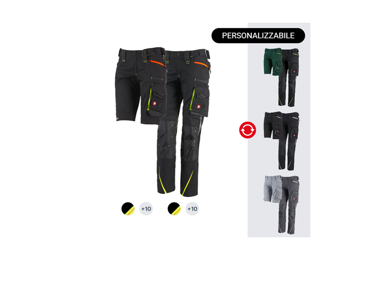 SET DA DONNA: Pantaloni + Short e.s.motion 2020