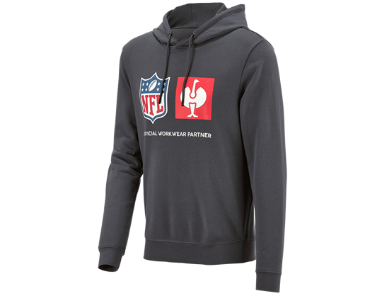 Vista principale, NFL Hoodie cotton, grigio carbone