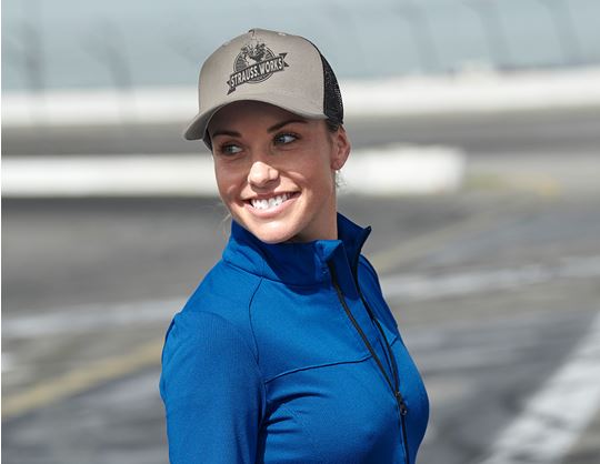 Vista 1, Cappellino e.s.​iconic works, grigio delfino