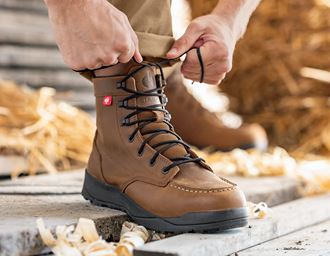 Ansicht 3, S3 Sicherheits&shy;schuhe e.s. Omaha mid, carobbraun