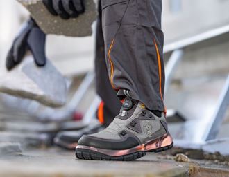 Ansicht 3, S7S Sicherheits&shy;schuhe e.s. Altadena low, anthrazit/warnorange