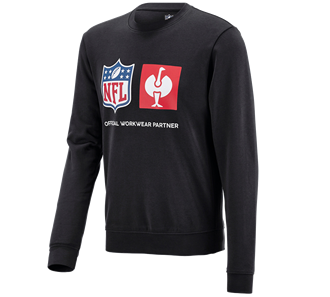 Vista principale, NFL Sweatshirt cotton, nero