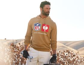 Ansicht, NFL Sweatshirt cotton, mandelbraun