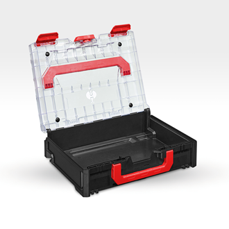 Ansicht 3, STRAUSSbox 118 midi, schwarz/klar