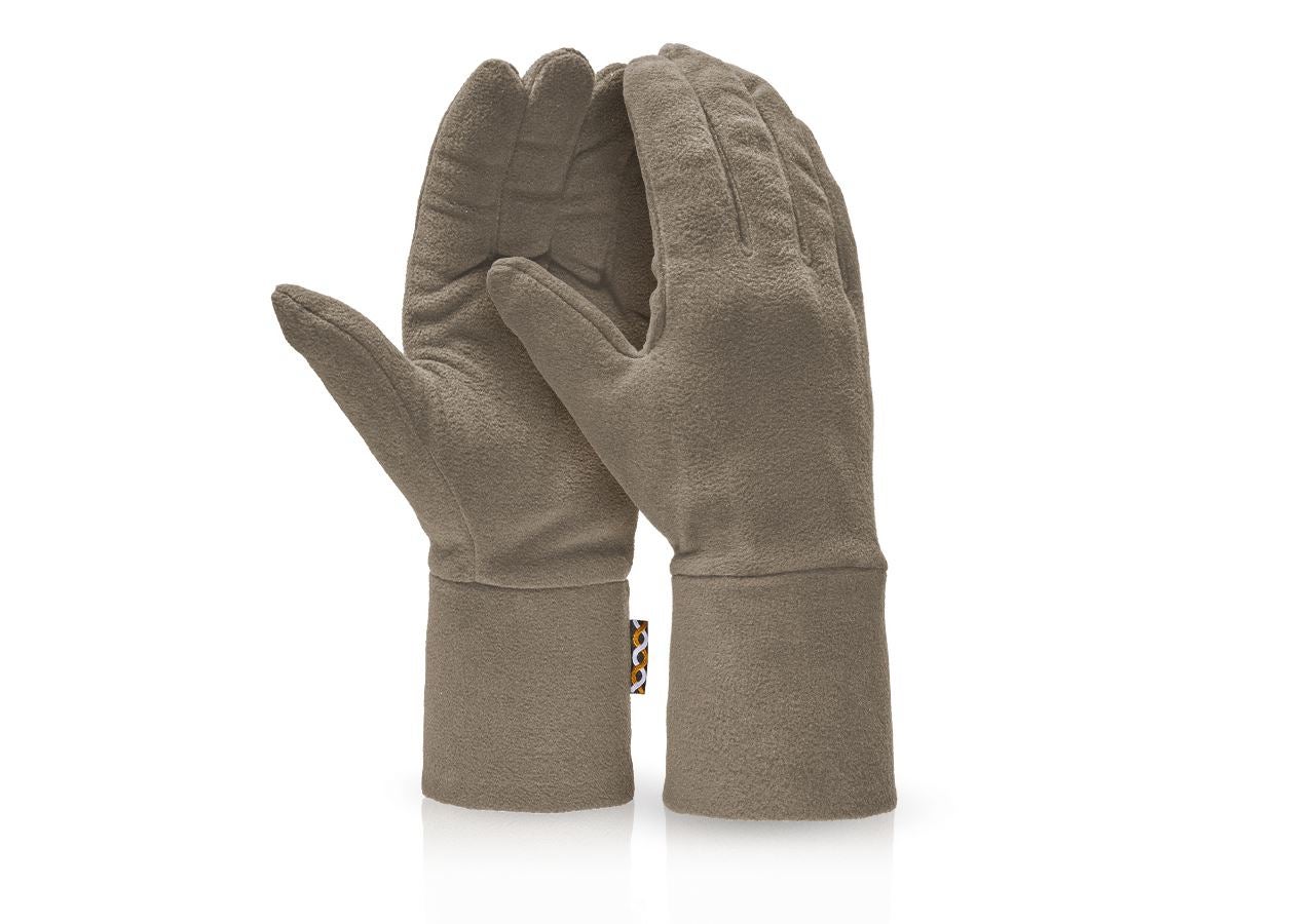 Accessoires: e.s. FIBERTWIN® microfleece Handschuhe + stein