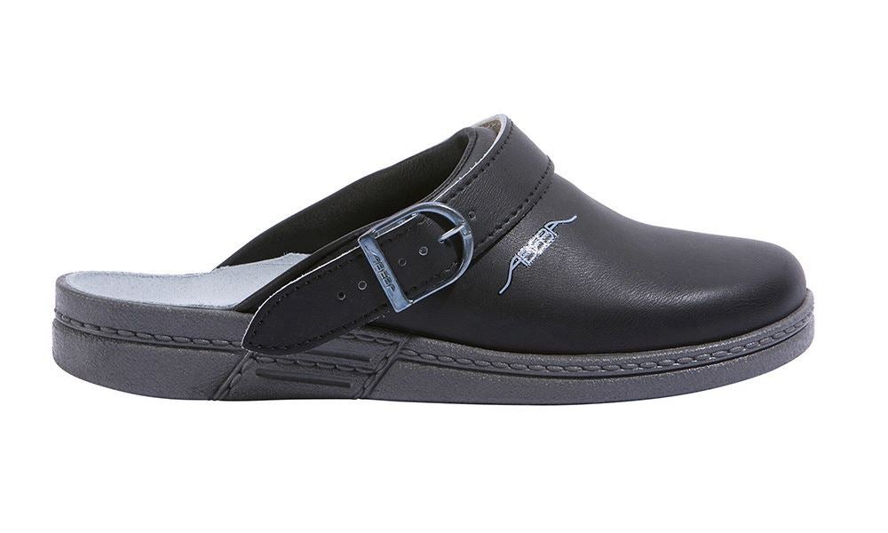 Gastro_Schuhe: ABEBA OB Pantolette Tonga + schwarz