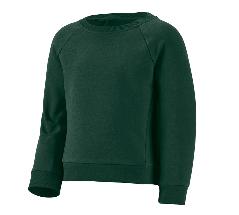 myDesign XMAS: e.s. Sweatshirt cotton stretch, Kinder + grün