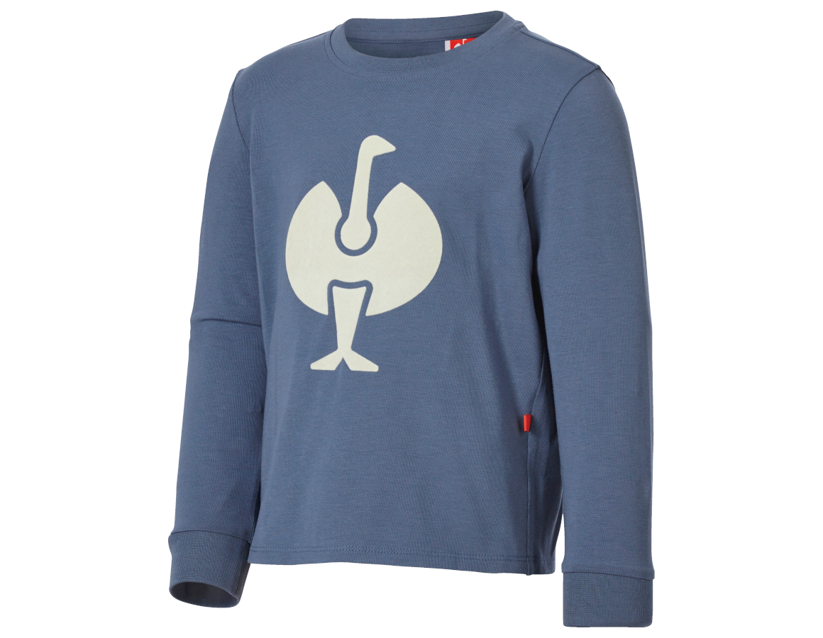 Accessoires: e.s. Pyjama Longsleeve cotton stretch, Kinder + nordicblau