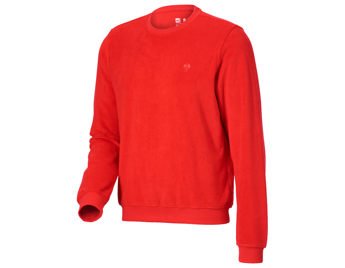 Shirts & Co.: e.s. Sweatshirt Terry + straussrot