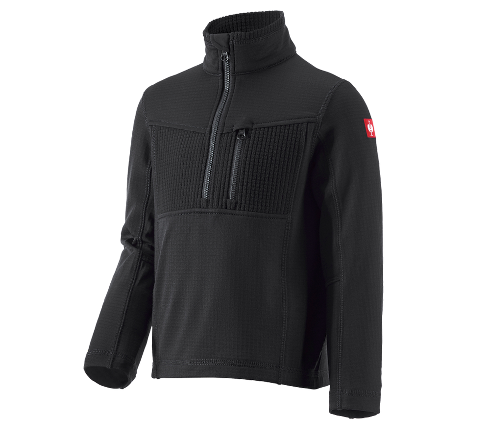 Shirts & Co.: Troyer climacell e.s.dynashield, Kinder + schwarz