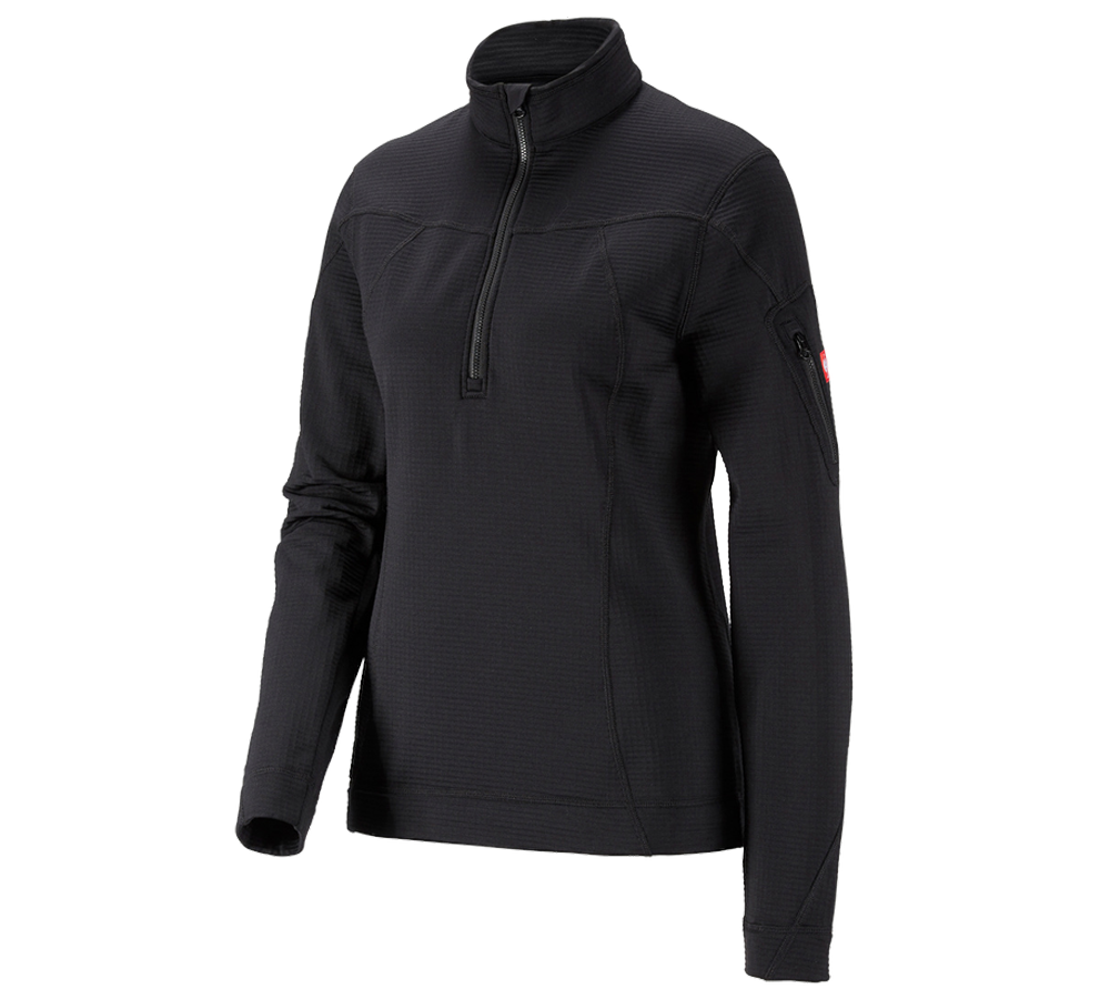 Shirts & Co.: Troyer climacell e.s.dynashield, Damen + schwarz