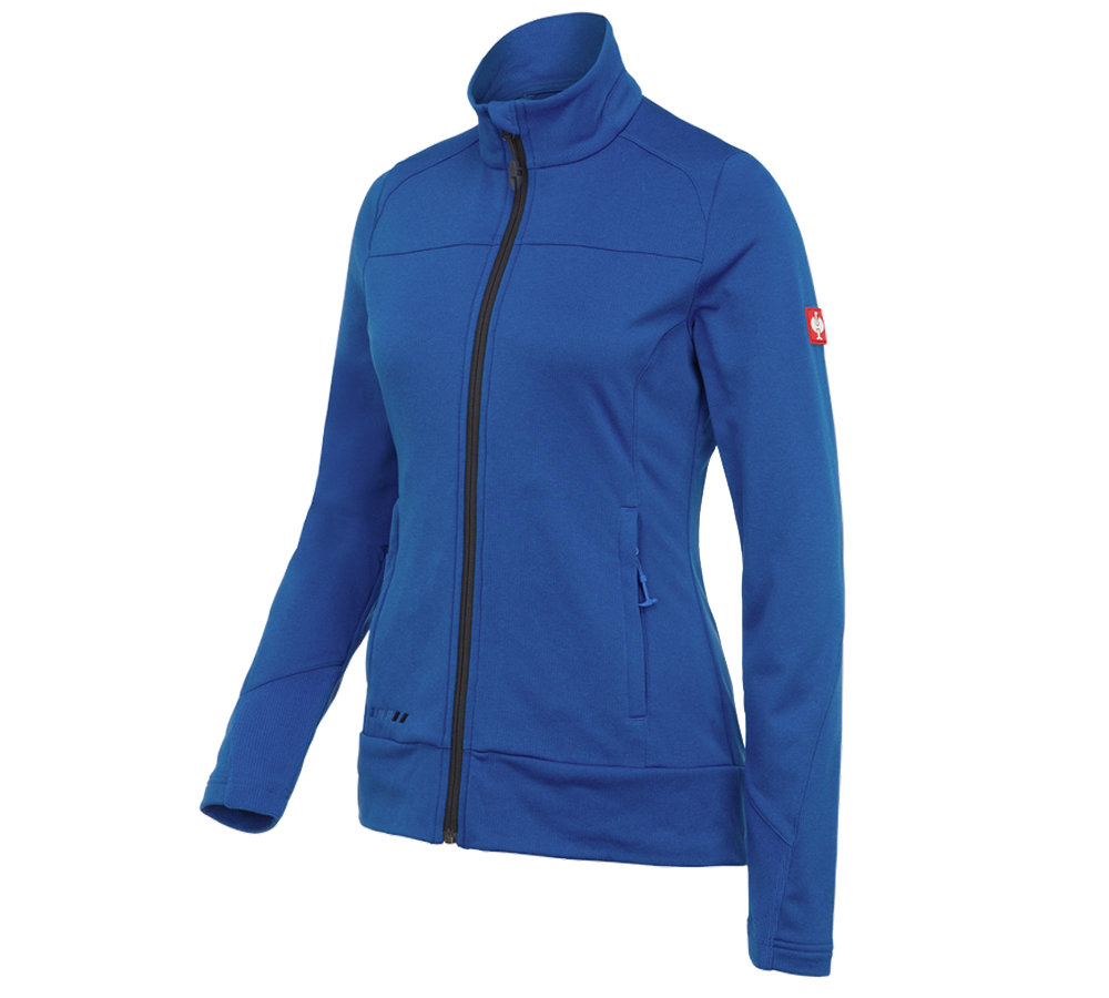 Jacken: FIBERTWIN® clima-pro Jacke e.s.motion 2020, Damen + enzianblau/graphit